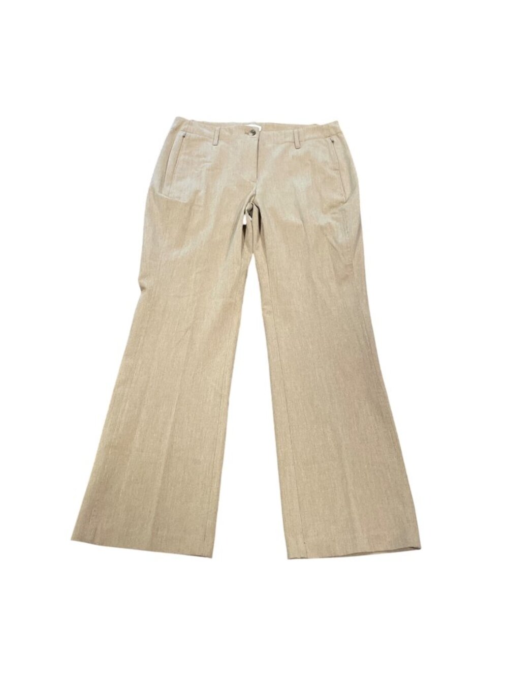 NWT J. Jill Dress Pants 10P Tan Neutral Heather Office Workwear Stretch Twill